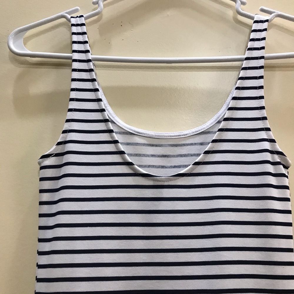 Black & White Striped Women’s Skater Dress H&M 2 - Picture 7 of 8